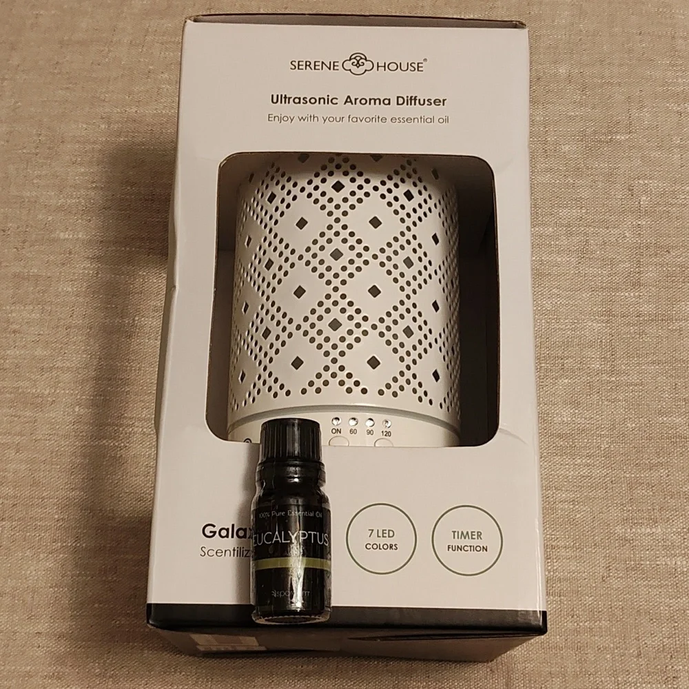 ULTRASONIC AROMA DIFFUSER+STARTER ESSENTIAL OIL